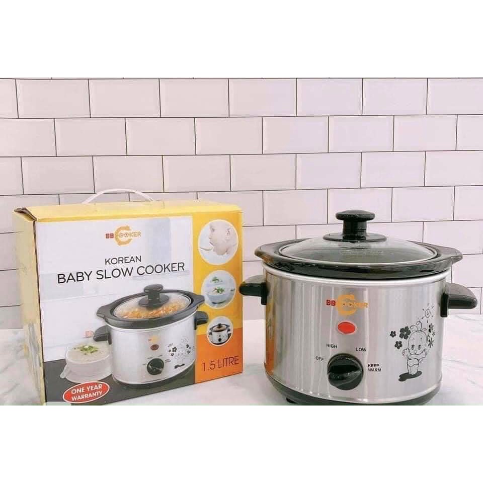 NỒI NẤU CHÁO CHẬM BBCOOKER đủ size, hàng chính hãng, BH 12 tháng
