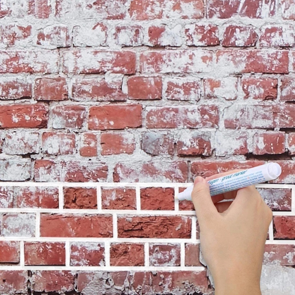 Bút lông kẻ ron bít khe gạch sàn/tường màu trắng làm đẹp tạo kiểu chống thấm nước