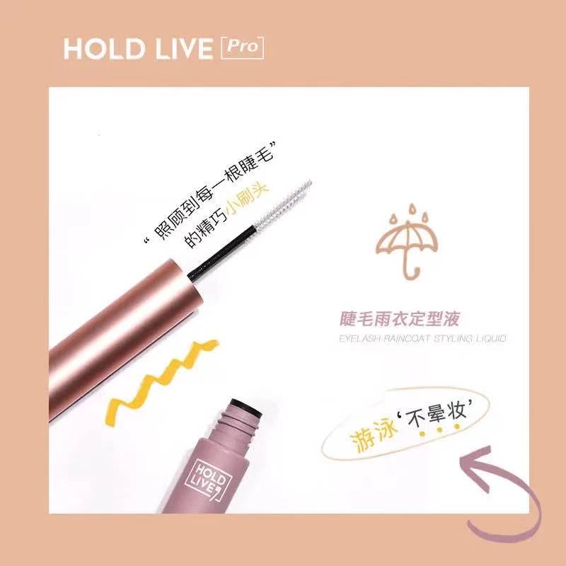 [Hàng mới về] Mascara Hold Live Dạng Lỏng Tạo Kiểu Lông Mi Cong Trong Suốt