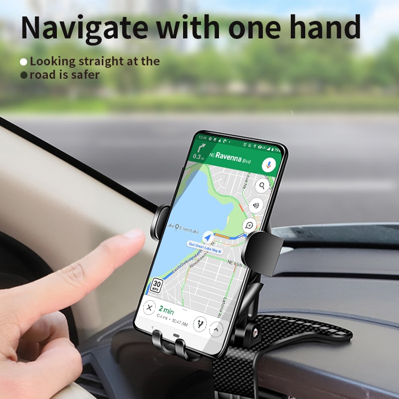 Giá đỡ điện thoại bảng điều khiển bên trong xe ô tô