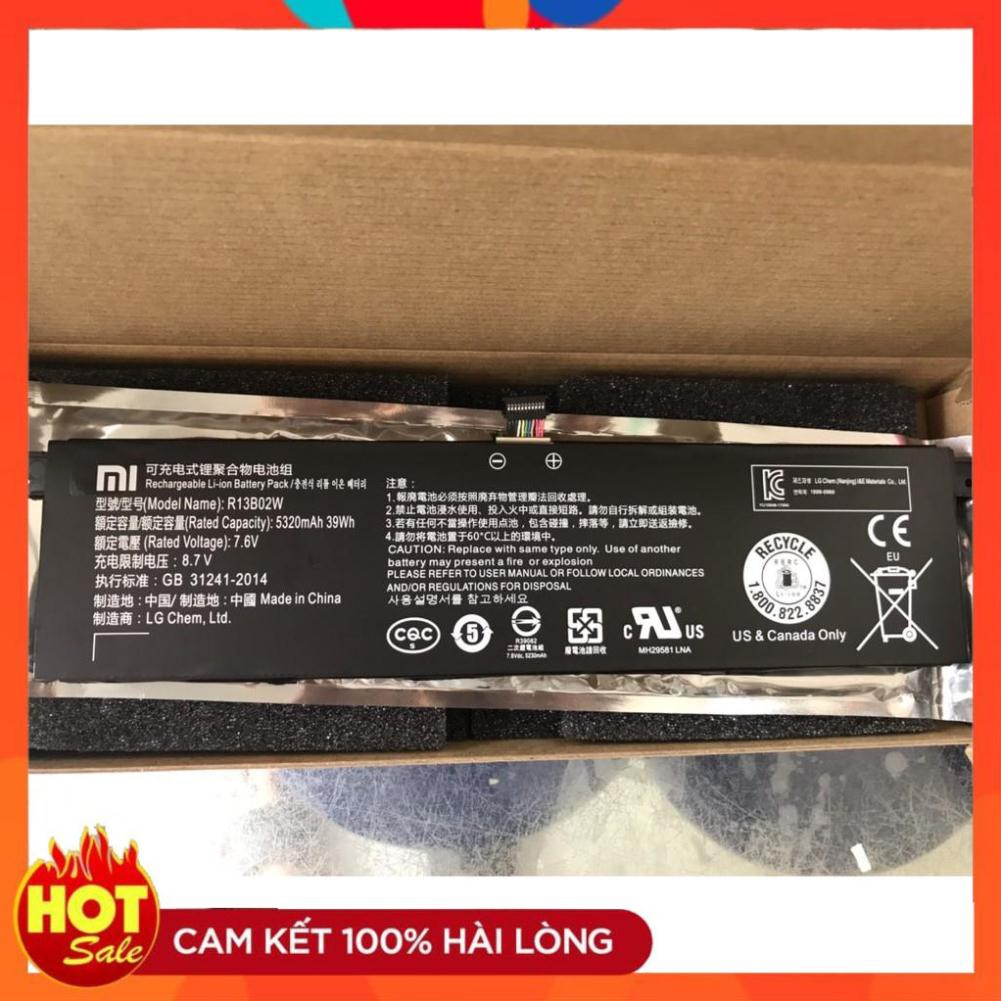 [Mã 273ELHA100K0 hoàn 7% đơn 500K]  HÀNG ZIN  Pin (Battery) Xiaomi Mi Air 13.3 R130 R13B01W R13B02W New Original