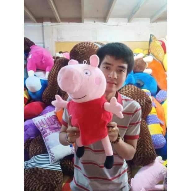 🔴 GẤU BÔNG HEO PEPPA 40CM giao màu ngẫu nhiên