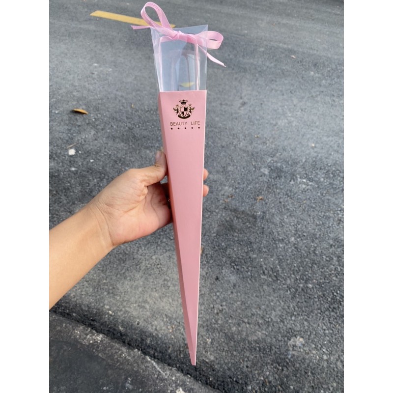 Vỏ hộp mica đựng hoa 1 bông ib chọn màu