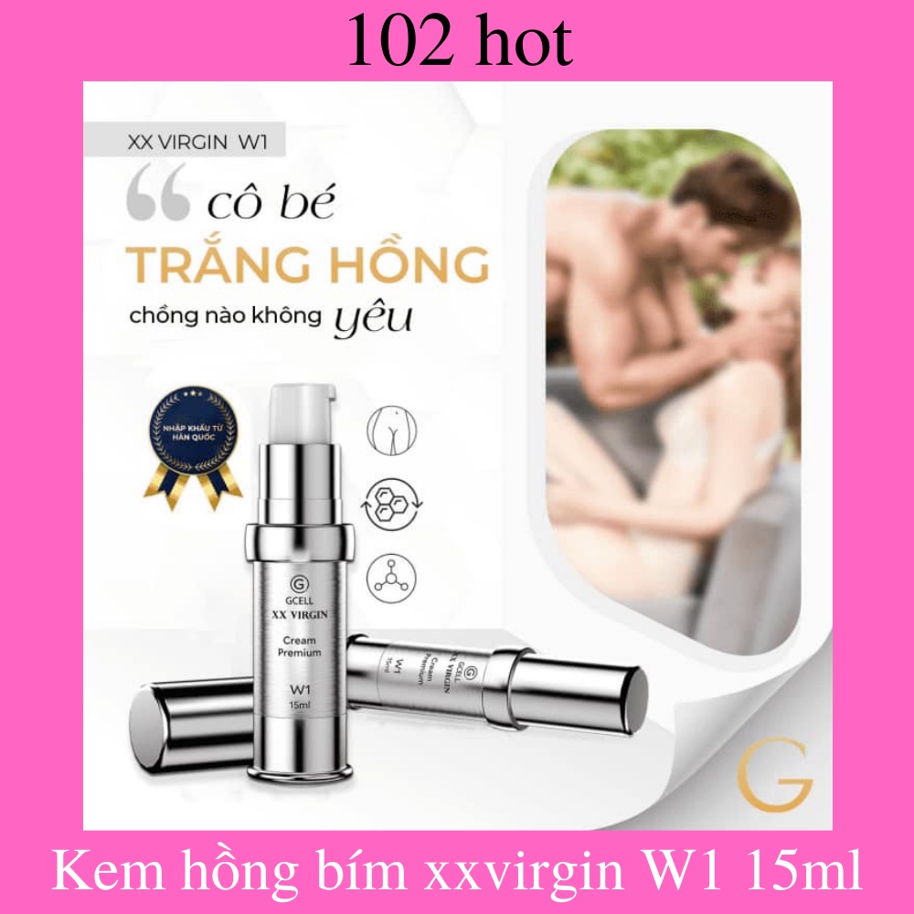 Kem làm hồng vùng kín gcell xxvirgin bikini w1 15ml khử thâm làm sáng hồng - ảnh sản phẩm 4