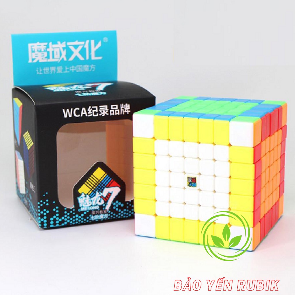 Rubik 7x7 Giá Rẻ Stickerless MoYu MeiLong MFJS Rubic 7 Tầng ( Mã RB117 )