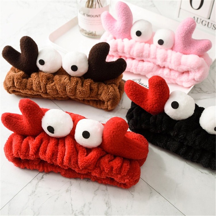 Băng đô rửa mặt càng cua 3D bờm tóc phong cách thời trang hàn quốc hot trend