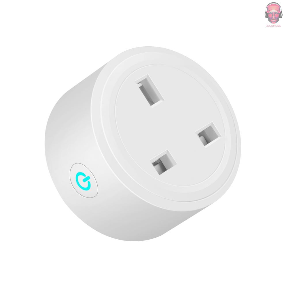 AUDI  BSD29 10A WiFi Smart Socket UK Plug Smart Life APP Remote Control Voice Control Compatible with Amazon Alexa & Google Assistant IFTTT Timing Electricity Statistics Function