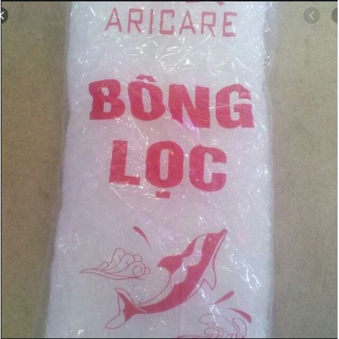 Combo vật liệu lọc 200g than hoạt tính + 200g sứ + 2gói bông lọc tiện dụng