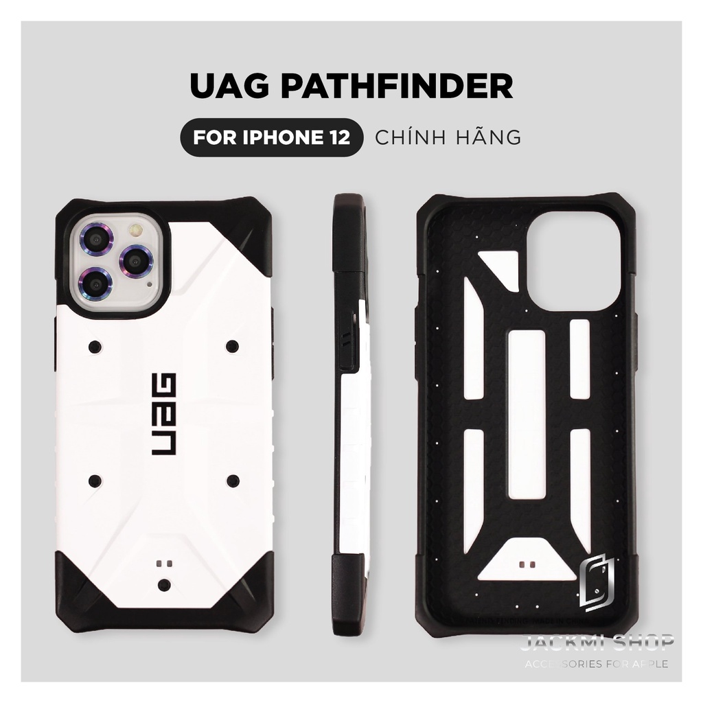 [COMBO 3 MÓN CHÍNH HÃNG] ỐP LƯNG UAG PATHFINDER CHO IPHONE + ỐP VIỀN RHINOSHIELD CHO A.W + DÂY SILICON UAG SCOUT CHO A.W