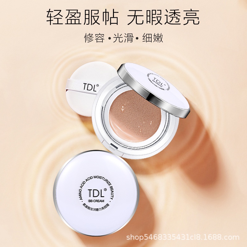 Phấn nước TDL che khuyết điểm, che phủ mụn, lỗ chân lông, dưỡng ẩm, Cushion TDL nội địa Trung