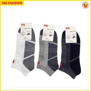 Tất Nam Cổ Ngắn Uni Nhật hàng loại 1 DÀY ĐẸP, khử mùi cực tốt ( 1 đôi )