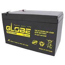 Ắc quy chì khô chính hãng GLOBE 12V7AH cho xe máy điện, ô tô điện trẻ em