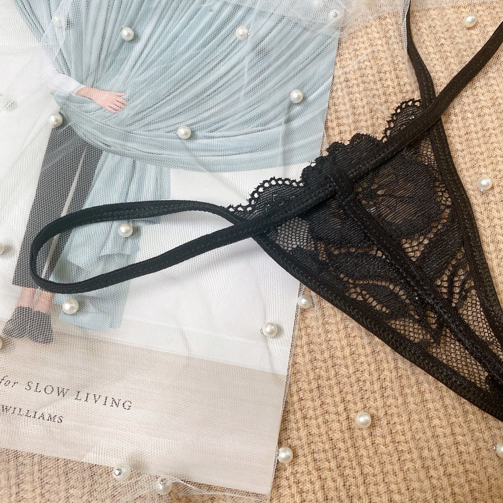 ẢNH THẬT CK061♥️ QUẦN LÓT LỌT KHE CHẤT REN HOA SIÊU ĐẸP - QUẦN CHÍP LỌT KHE Sexy - KellyWang