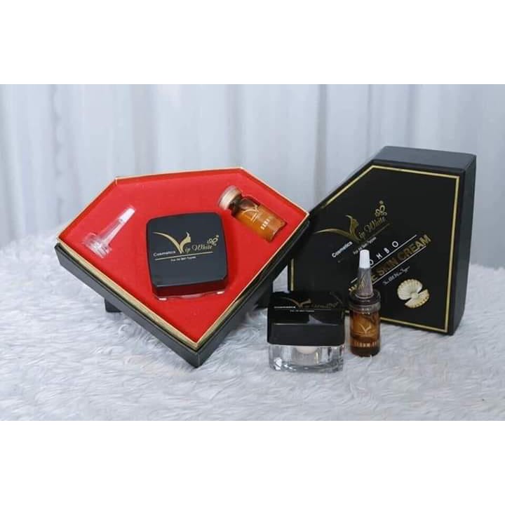 Kem Face Vip white - Chính hãng - Combo Kem face + Serum Vip White