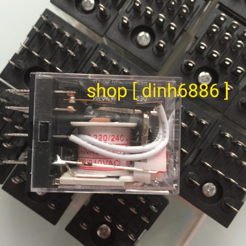 Relay, rơ le trung gian MY4N - 220V