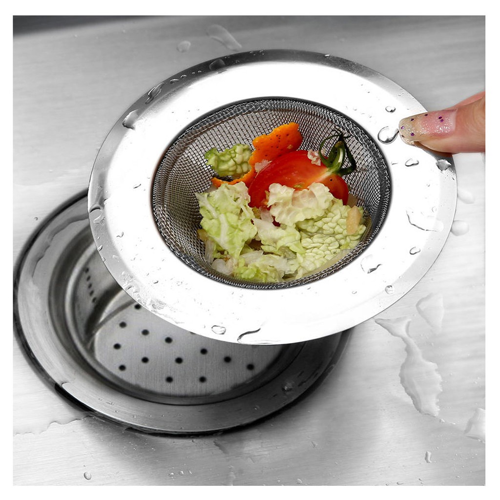 Nắp chặn rác bồn rửa bát/Chén inox không gỉ loại dày cao cấp