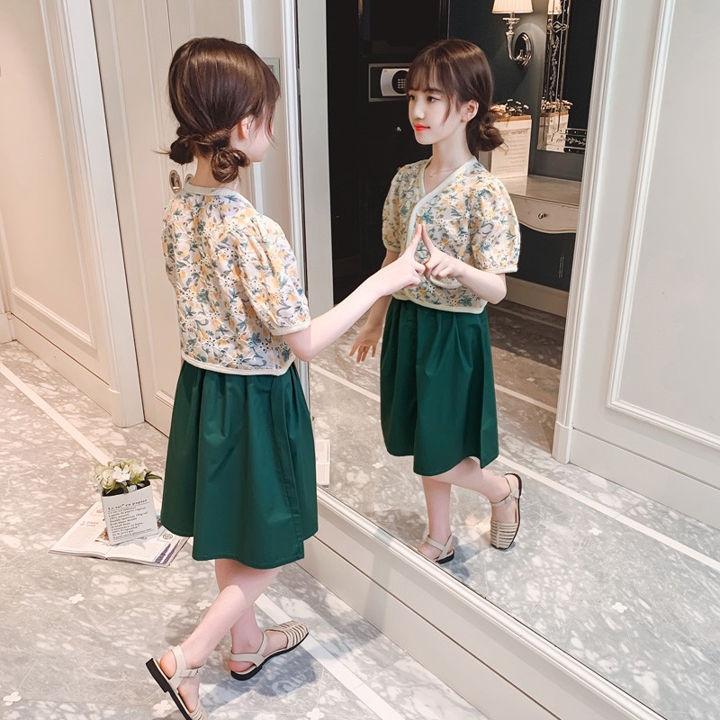 Bộ áo váy Hàn Quốc bé gái dễ thương