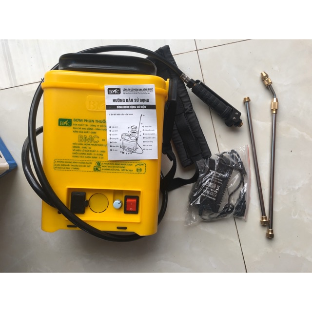 ( SIÊU HOT ) Bình phun điện 5L BMC gọn nhẹ, tiện sử dụng