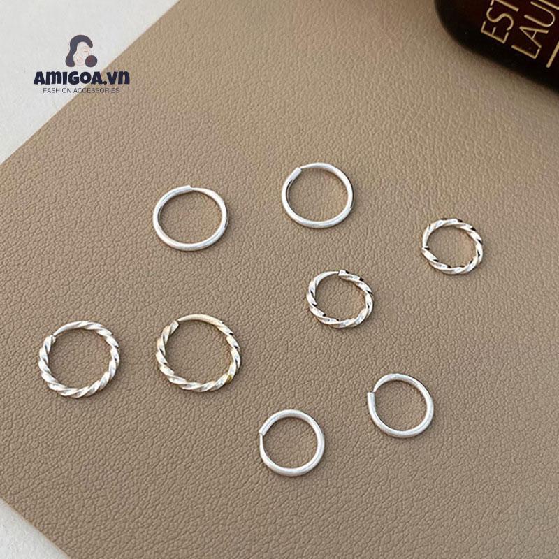 Khuyên Tai Tròn Nhỏ Thời Trang Cho Nữ