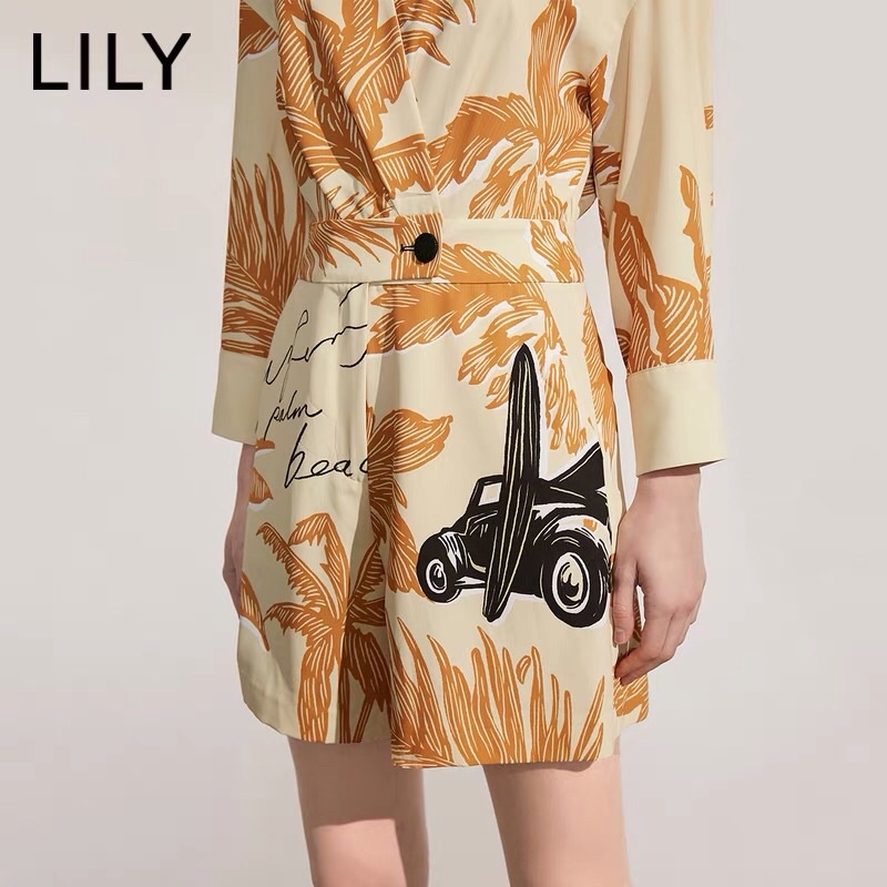 Jumsuit hoa vàng Lily