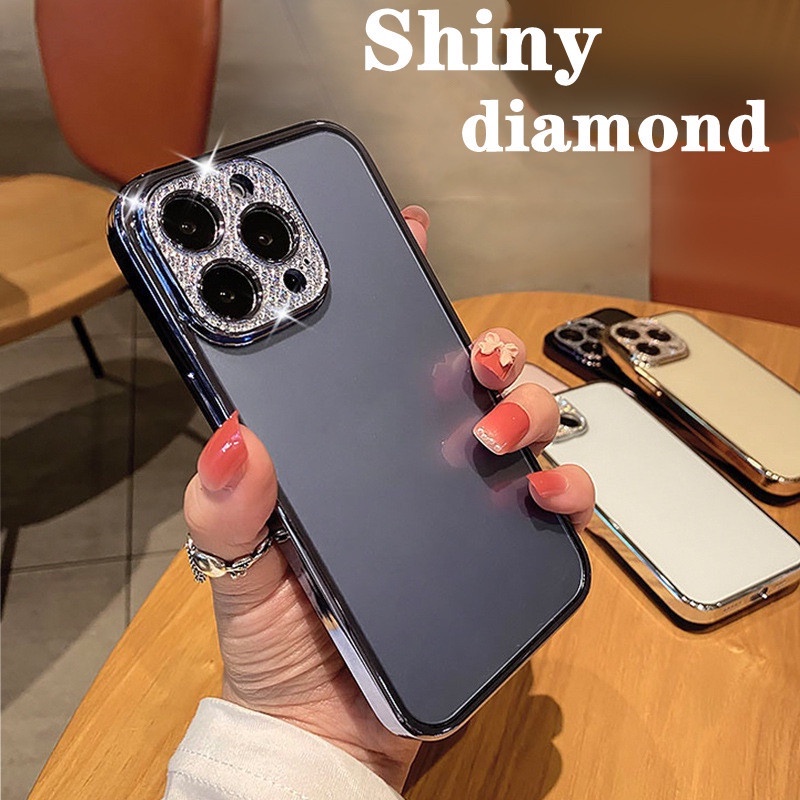 Ốp Điện Thoại TPU Mềm Họa Tiết Kim Cương Lấp Lánh Cho iPhone 13 Pro 12 11 Pro Max i11 11Pro 12pro