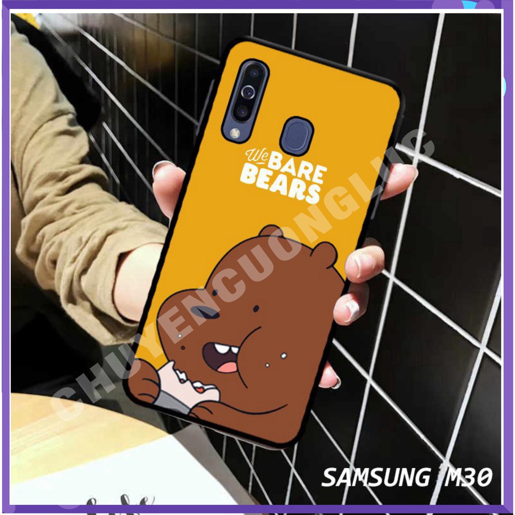 [HOT] ỐP LƯNG SAMSUNG M10 M20 M30 - ỐP GẤU BARE&amp;BEAR CHỮ