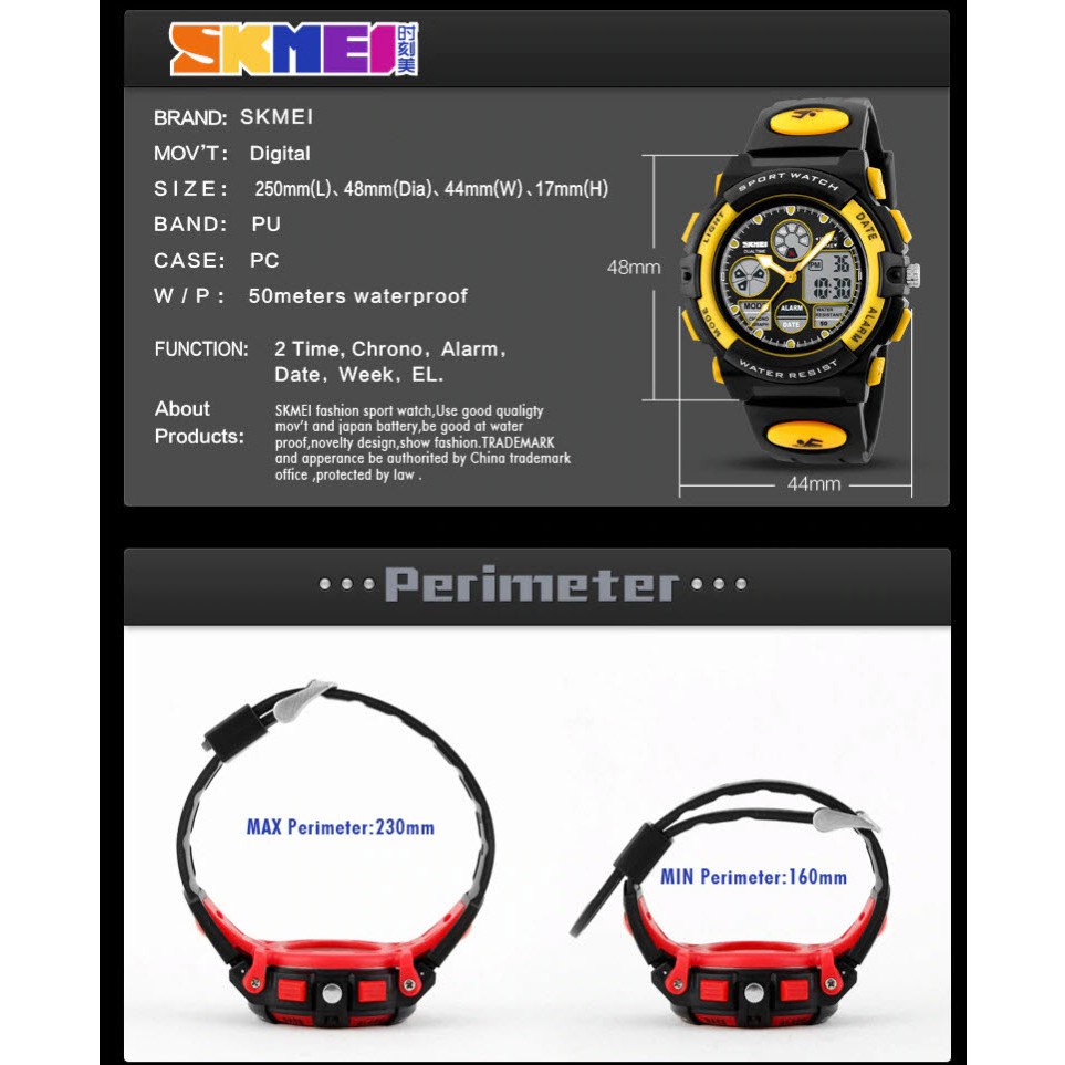Đồng hồ Điện Tử Chống nước Trẻ em SKMEI | BigBuy360 - bigbuy360.vn