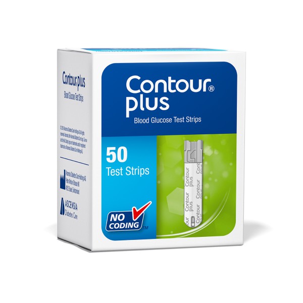 Que thử đường huyết Contour Plus Hộp 50 que