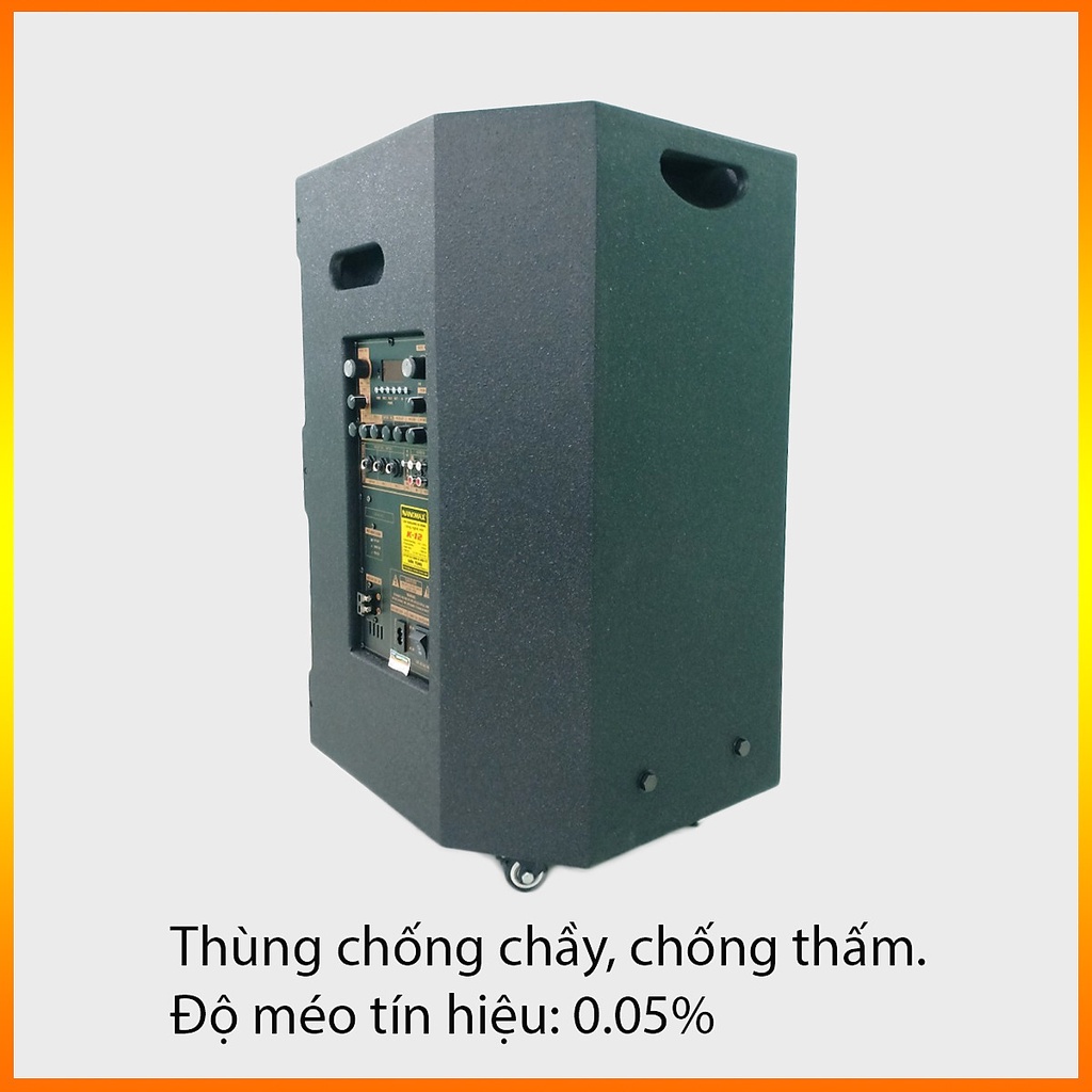 Loa Kéo Karaoke Nanomax SK-12F3 2022 Bass 30 Tặng 2 Mic Đọc - Hàng Chính Hãng - Gia Khang Shop