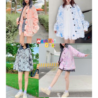 Áo Khoác Cardigan Loang màu Dáng Rộng Unisex - Cardigan 3D From Rộng -MM