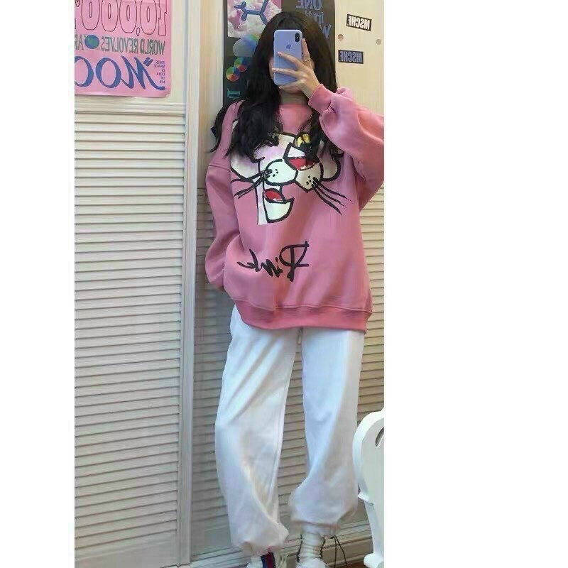 [Mã FASHION15K hoàn 15K xu đơn 99K] Bộ nỉ bông PinkPanther | BigBuy360 - bigbuy360.vn