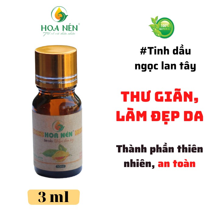 Tinh dầu Hoa Ngọc Lan Tây 3ml - Hoa Nén - Làm đẹp da, thư giãn
