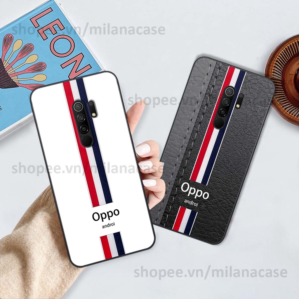 Ốp Xiaomi Redmi 9 in giả da phong cách thể thao, cá tính, thời trang