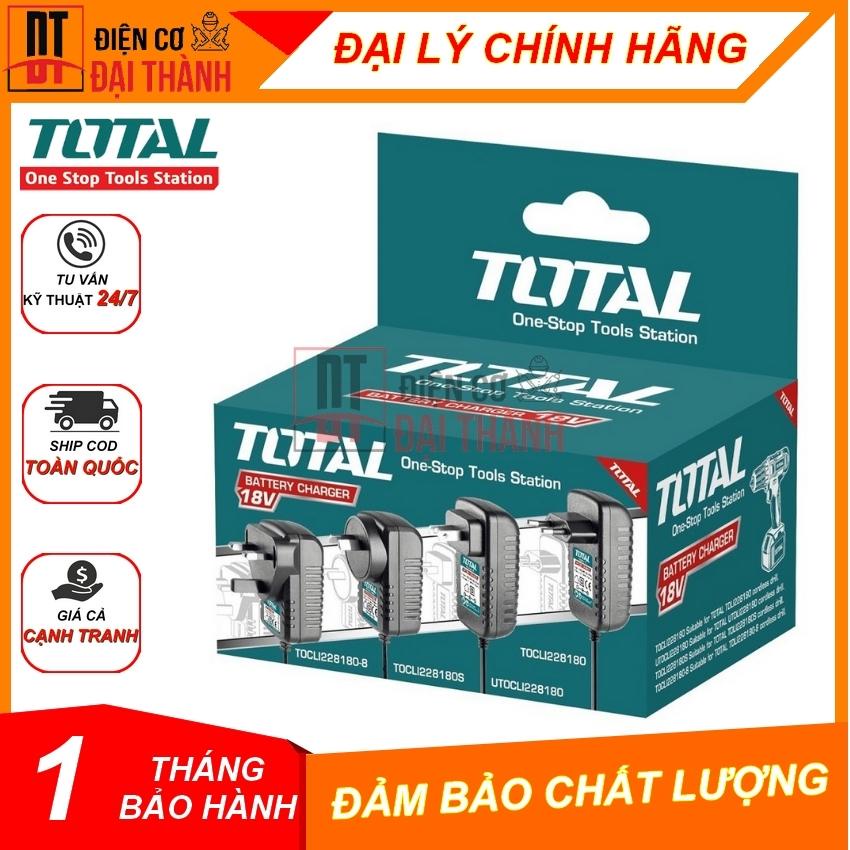 Sạc pin cho máy khoan pin 18V Total TOCLI228180
