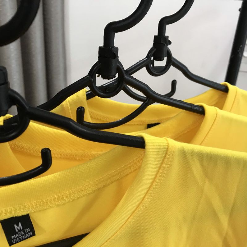 Áo thun ngắn tay nữ dáng đẹp chất cotton cá tính màu vàng