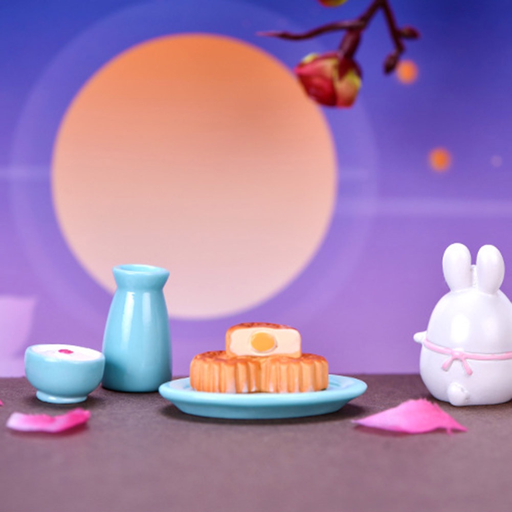 Mô Hình Chảo Bánh Trung Thu Mini Trang Trí Nhà Búp Bê