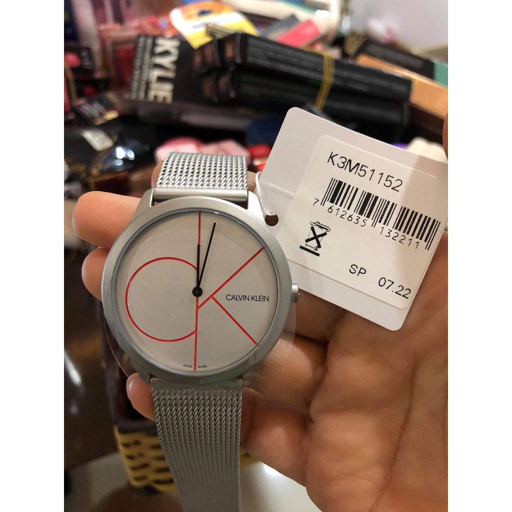 Đồng hồ NỮ Calvin Klein Minimal Mesh Watch 40mm CK-K3M51152 chính hãng