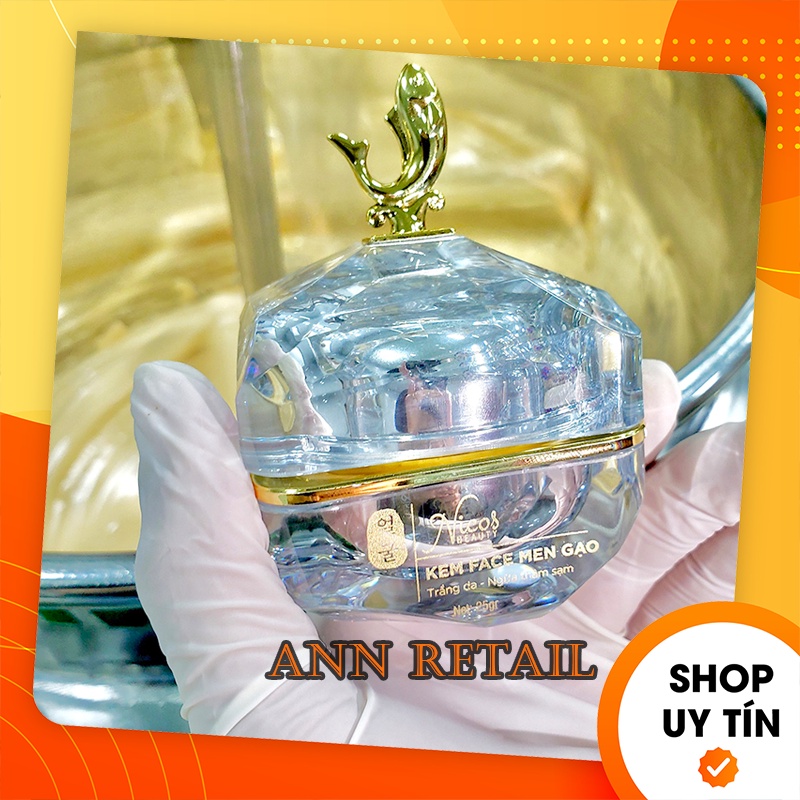 [Chính Hãng] Combo Kem Face Men Gạo Nicos + Serum Tinh Chất Mật Ong Nicos - Boss Thanh Nhi Nikos