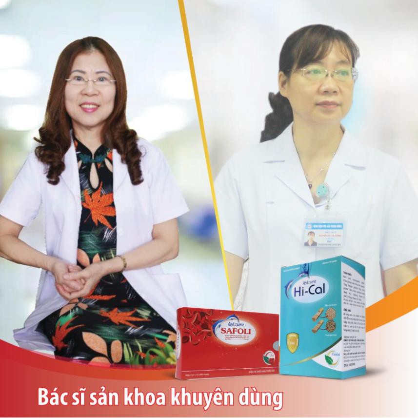 ( Tích điểm nhận quà ) HI-CAL Avisure Canxi Nano tự nhiên cho mẹ bầu (Hộp 60 Viên)