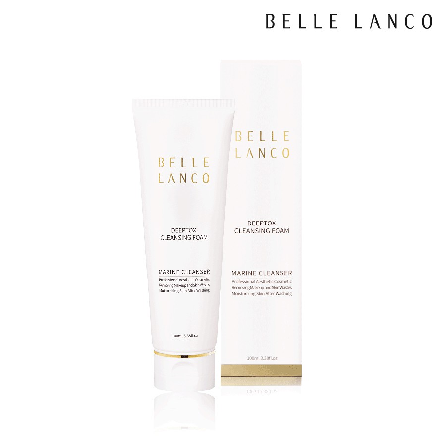 Sữa Rửa Mặt Cấp Ẩm Tức Thì Cho Da - Belle Lanco Deeptox Cleansing Foam 100ml