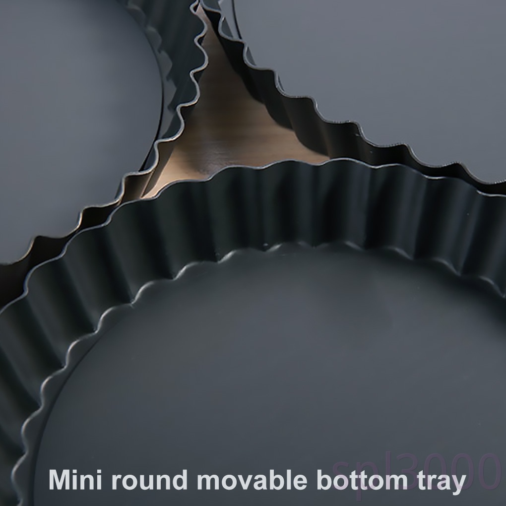 Khuôn Nướng Bánh Hình Tròn Bằng Thép Carbon Đáy Có Thể Tháo Rời