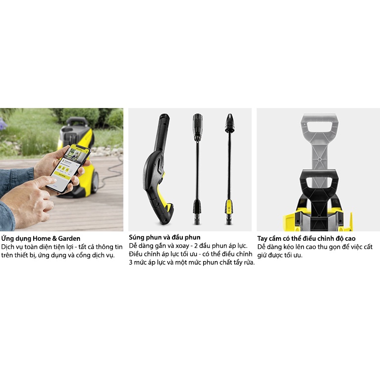 Máy rửa xe ô tô mini của Đức Karcher K2 Power Control Car