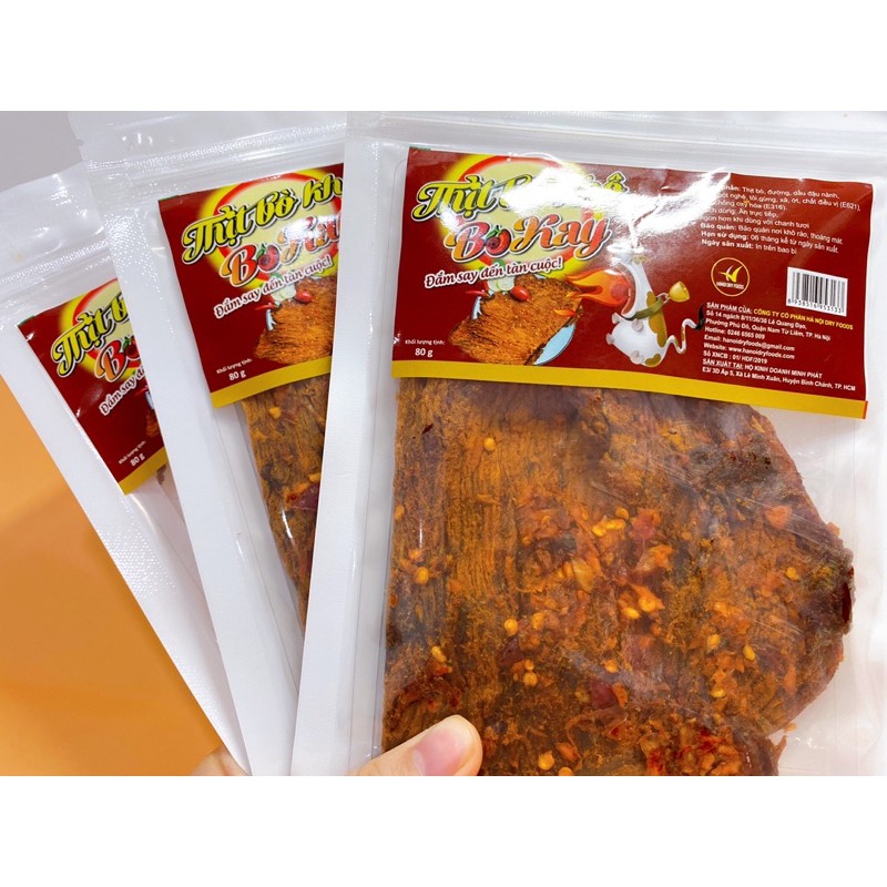 [Khô bò ngon hảo hạng] Thịt bò khô miếng BOKAY 80g - Khô gà Cooky | BigBuy360 - bigbuy360.vn