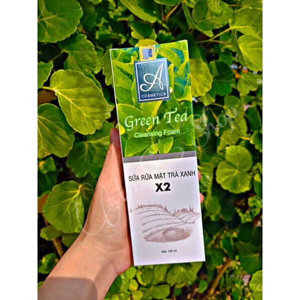 [ Chính hãng ] SỮA RỮA MẶT TRÀ XANH X2
