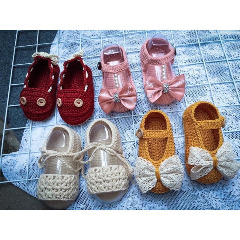 Giày búp bê đính ngọc cho bé