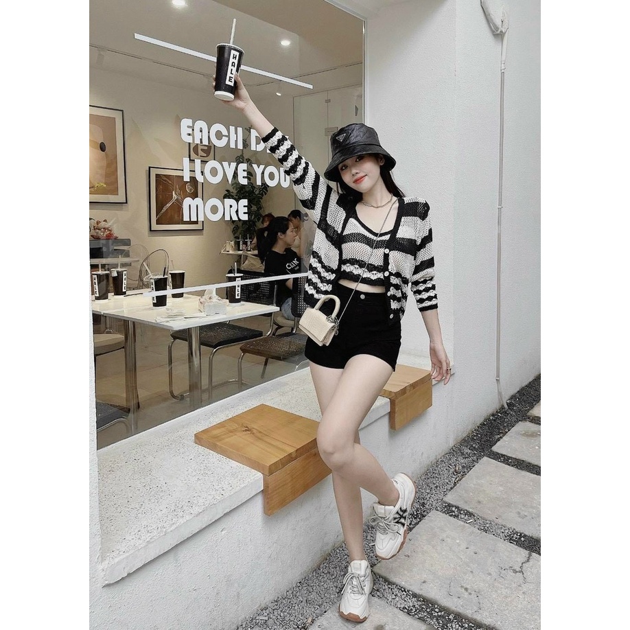 Sét Áo Len Kẻ Mã 551