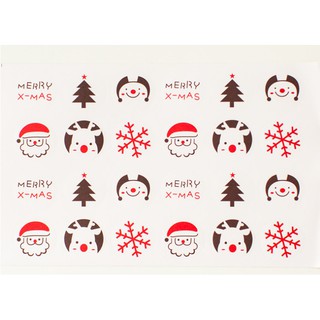 Tem/Sticker dán hình Noel (24 tem)