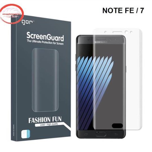 Dán full màn hình hiệu Gor cho Galaxy Note 7 (combo 4 miếng dán)