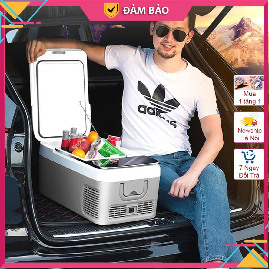 Tủ lạnh ô tô 12v 24V Kemin dung tích 18L và 26L làm lạnh nhanh gọn,Tủ lạnh mini gia đình làm mát -20 độ