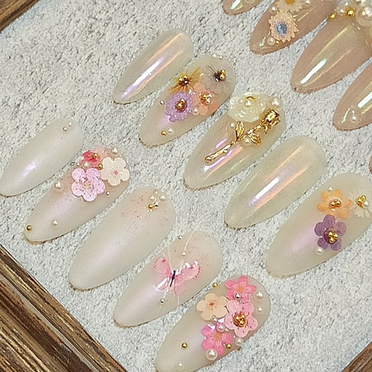 Set 6 Hủ Hoa Gỗ Đắp Ẩn